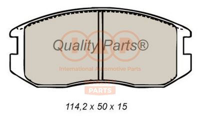 70412092 IAP QUALITY PARTS Комплект тормозных колодок, дисковый тормоз
