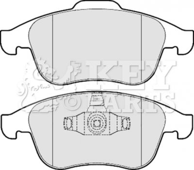 KBP2057 KEY PARTS Комплект тормозных колодок, дисковый тормоз