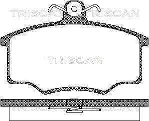 811029945 TRISCAN Комплект тормозных колодок, дисковый тормоз