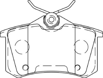 2135600 Omnicraft Комплект тормозных колодок, дисковый тормоз