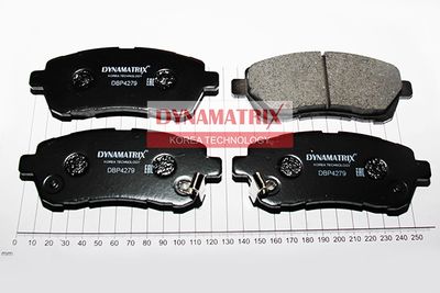 DBP4279 DYNAMATRIX Комплект тормозных колодок, дисковый тормоз