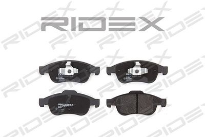 402B0343 RIDEX Комплект тормозных колодок, дисковый тормоз