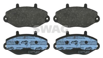 50916036 SWAG Комплект тормозных колодок, дисковый тормоз