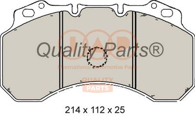 70413151 IAP QUALITY PARTS Комплект тормозных колодок, дисковый тормоз