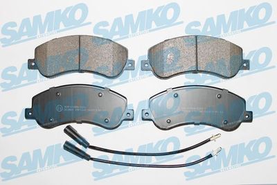 5SP1260 SAMKO Комплект тормозных колодок, дисковый тормоз