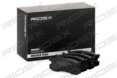 402B1038 RIDEX Комплект тормозных колодок, дисковый тормоз