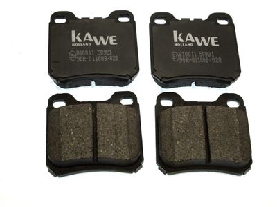 810011 KAWE Комплект тормозных колодок, дисковый тормоз