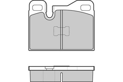 120555 E.T.F. Комплект тормозных колодок, дисковый тормоз