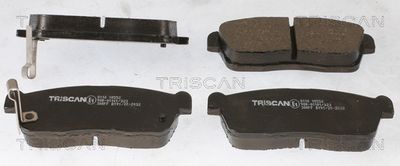 811010552 TRISCAN Комплект тормозных колодок, дисковый тормоз