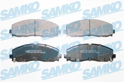 5SP1759 SAMKO Комплект тормозных колодок, дисковый тормоз