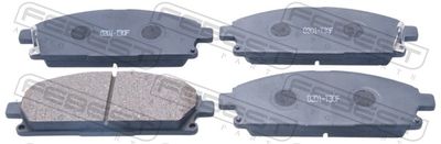 0201T30F FEBEST Комплект тормозных колодок, дисковый тормоз