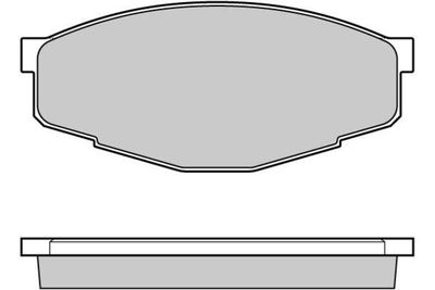 120232 E.T.F. Комплект тормозных колодок, дисковый тормоз