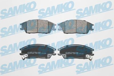 5SP1222 SAMKO Комплект тормозных колодок, дисковый тормоз
