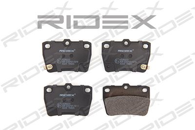 402B0223 RIDEX Комплект тормозных колодок, дисковый тормоз