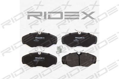 402B0110 RIDEX Комплект тормозных колодок, дисковый тормоз