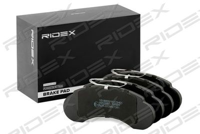 402B1410 RIDEX Комплект тормозных колодок, дисковый тормоз