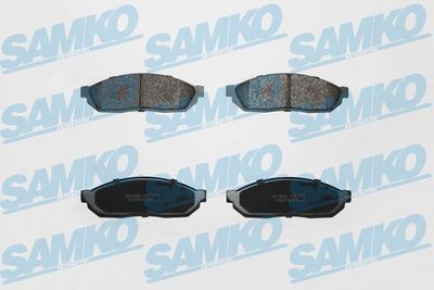 5SP245 SAMKO Комплект тормозных колодок, дисковый тормоз