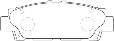 FP0488 FIT Комплект тормозных колодок, дисковый тормоз