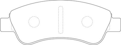 FP1213 FIT Комплект тормозных колодок, дисковый тормоз