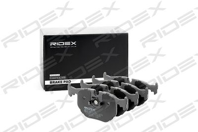 402B0781 RIDEX Комплект тормозных колодок, дисковый тормоз