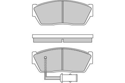 120355 E.T.F. Комплект тормозных колодок, дисковый тормоз