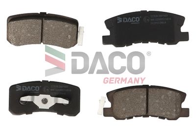 322536 DACO Germany Комплект тормозных колодок, дисковый тормоз