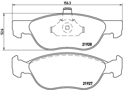 FK20074 KAISHIN Комплект тормозных колодок, дисковый тормоз