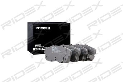 402B0539 RIDEX Комплект тормозных колодок, дисковый тормоз