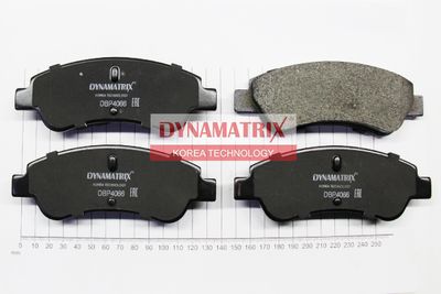 DBP4066 DYNAMATRIX Комплект тормозных колодок, дисковый тормоз