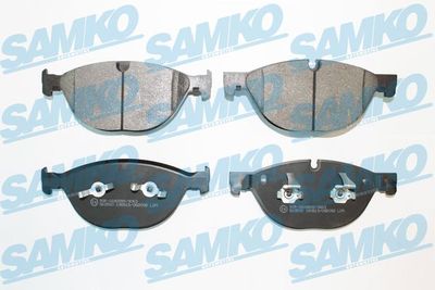 5SP2008 SAMKO Комплект тормозных колодок, дисковый тормоз