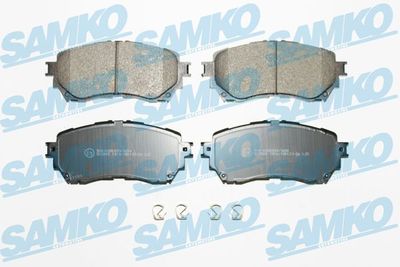 5SP1916 SAMKO Комплект тормозных колодок, дисковый тормоз