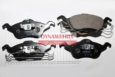 DBP1318 DYNAMATRIX Комплект тормозных колодок, дисковый тормоз