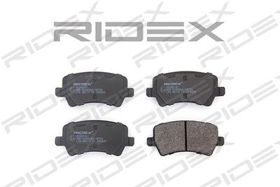 402B0141 RIDEX Комплект тормозных колодок, дисковый тормоз