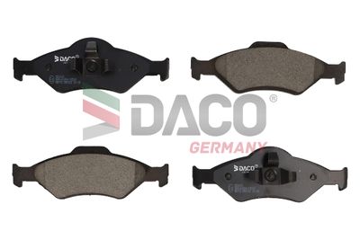 321013 DACO Germany Комплект тормозных колодок, дисковый тормоз