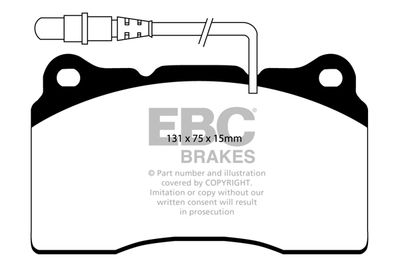 DP1419 EBC Brakes Комплект тормозных колодок, дисковый тормоз