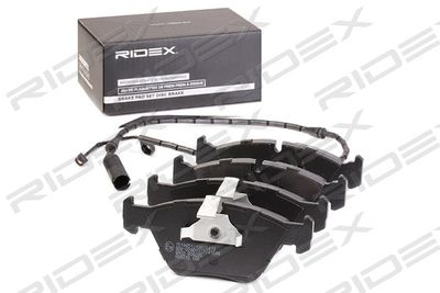 402B1312 RIDEX Комплект тормозных колодок, дисковый тормоз