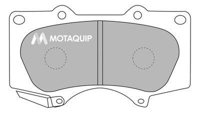 LVXL1106 MOTAQUIP Комплект тормозных колодок, дисковый тормоз