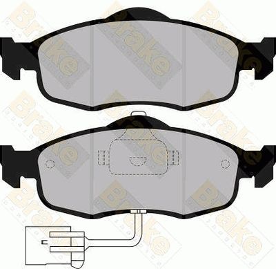 PA730 Brake ENGINEERING Комплект тормозных колодок, дисковый тормоз