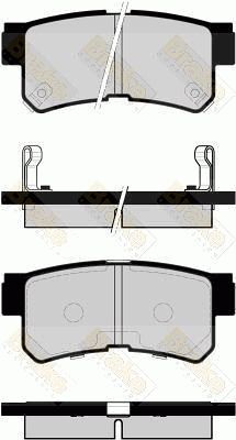 PA1494 Brake ENGINEERING Комплект тормозных колодок, дисковый тормоз