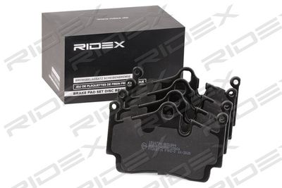 402B0919 RIDEX Комплект тормозных колодок, дисковый тормоз