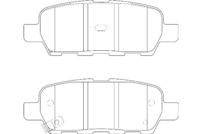 2135624 Omnicraft Комплект тормозных колодок, дисковый тормоз