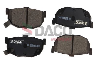 321710 DACO Germany Комплект тормозных колодок, дисковый тормоз