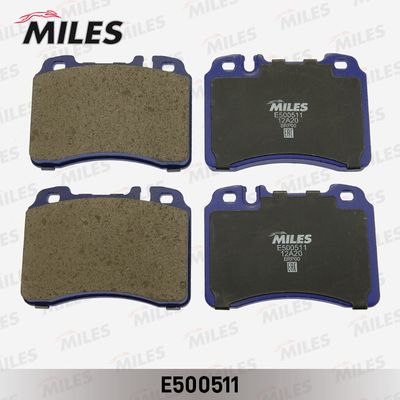 E500511 MILES Комплект тормозных колодок, дисковый тормоз