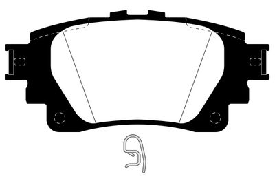 RA13260 RAICAM Комплект тормозных колодок, дисковый тормоз