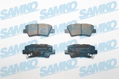 5SP1710 SAMKO Комплект тормозных колодок, дисковый тормоз