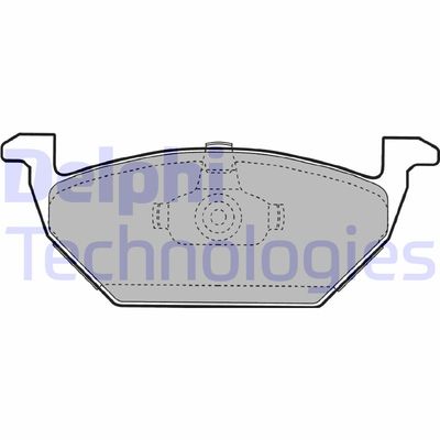 LP1104 DELPHI Комплект тормозных колодок, дисковый тормоз