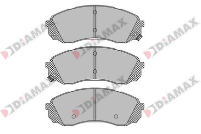 N09090 DIAMAX Комплект тормозных колодок, дисковый тормоз