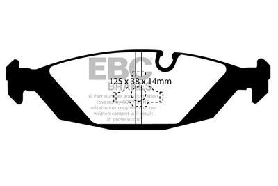 DP4472 EBC Brakes Комплект тормозных колодок, дисковый тормоз