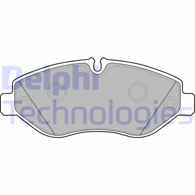 LP2039 DELPHI Комплект тормозных колодок, дисковый тормоз