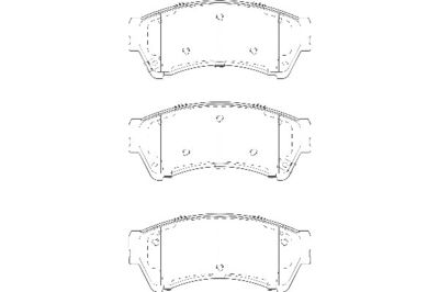 2135168 Omnicraft Комплект тормозных колодок, дисковый тормоз